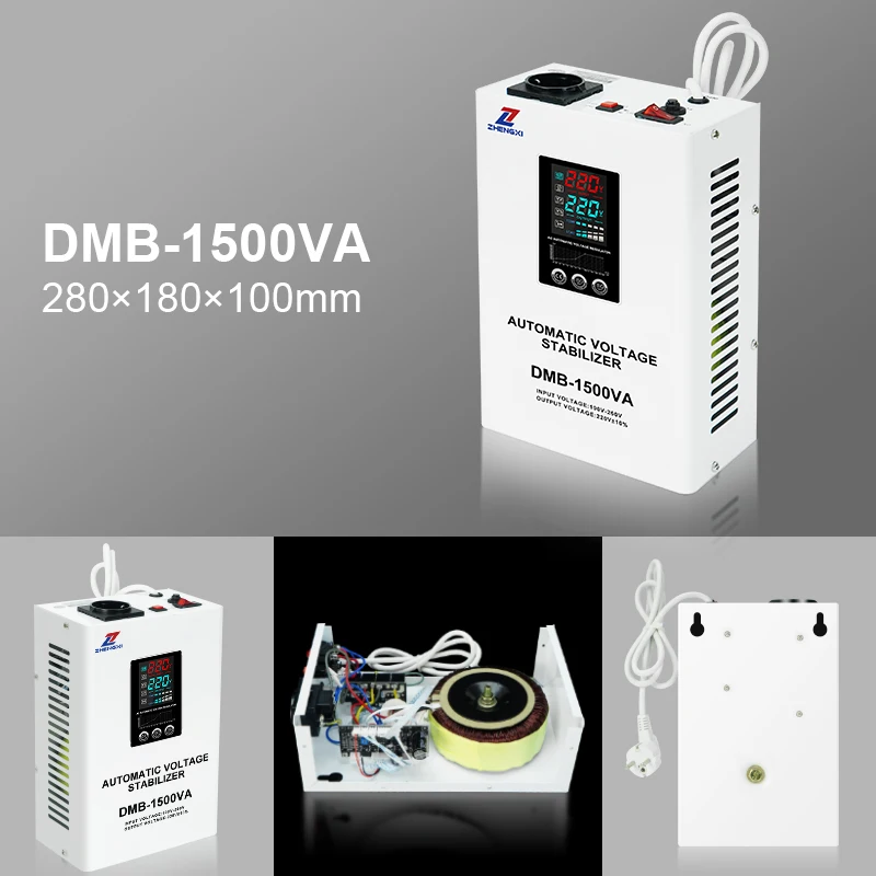 Regulator tegangan otomatis, tipe baru 1000VA ke 3000VA AVR AC120/220V Tampilan LCD fase tunggal SVC digunakan untuk AC