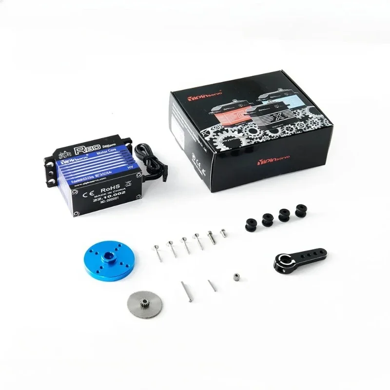 FyOriginal GX Yipin 80KG Metal HV High Torque Brushed Waterproof Core Motor Servo's voor 1/5 1/6 Model Auto Accessoires KRATON SCX6