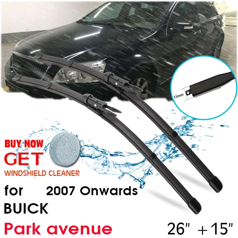 Car Wiper Blade Front Window Windshield Rubber Silicon Wipers For BUICK Park avenue 2007 Onwards LHD/RHD 26