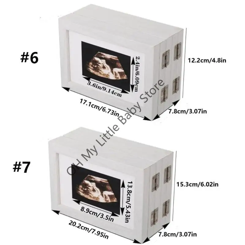 إطار صورة M76C 5 قابل للطي بالموجات فوق الصوتية، متعدد الصور، ديكور آمن للحضانة