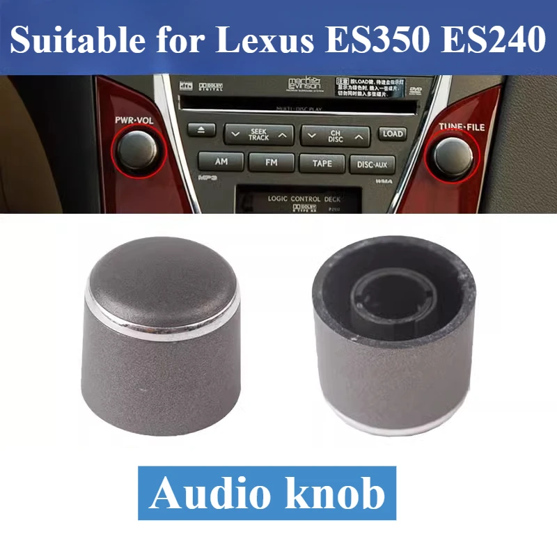 

For LEXUS ES240 ES350 Volume Button Audio Knob Radio Switch Knob Cover 1pcs