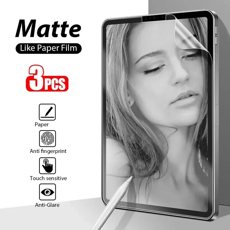 

3 шт. матовая защитная пленка для Apple iPad 10th 9th 8th 7th Mini 6 Air 5 4 3 2 iPad Pro 11 12.9 Защитная пленка для экрана