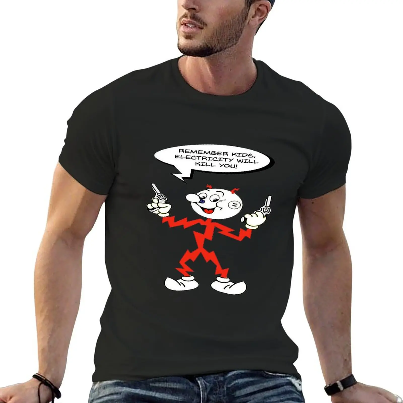 electricity Reddy Kilowatt, Reddy Kilowatt T-Shirt man t shirt Blouse graphic t shirt vintage graphics plus size men clothing