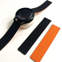 22mm Magnetic Loop Silicone Strap For Huami AMAZFIT BALANCE 2 BIP 5 6 GTR 4 3pro 2 Watchbands For Xiaomi Watch S4 Sport Bracelet