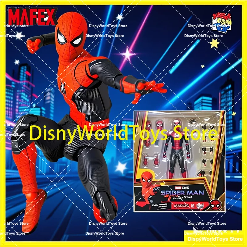 

100% Original Mafex 194 MAFEX SPIDER-MAN UPGRADED SUIT In Stock Anime Action Figures Model Toys