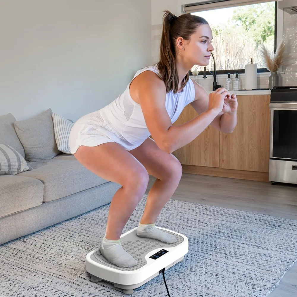 Vibration Plate Exercise Machine, Exercise Equipment for Whole Body, Vibration Plate for Home Fitness and Training