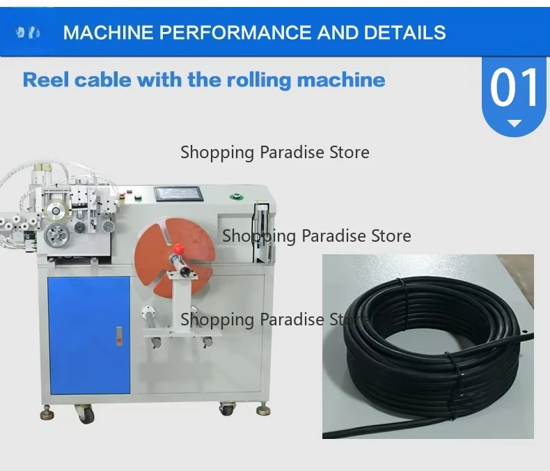 RJ45 Network Cable Connector Crimping Machine - Telephone Line PC Head Forming Equipment for Cable Manufacturing