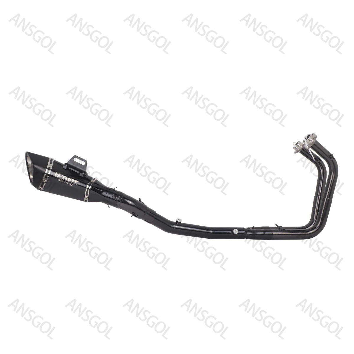 Escape Full Systems Exhaust Muffler Header Pipe Slip on for Kawasaki Ninja 400 Z400 Z500 Ninja 500 2023 2024 2025 Muffler Modify