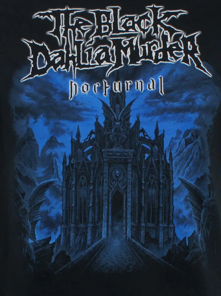 Authentic THE BLACK DAHLIA MURDER Nocturnal Cover T-Shirt S M L XL 2XL NEW