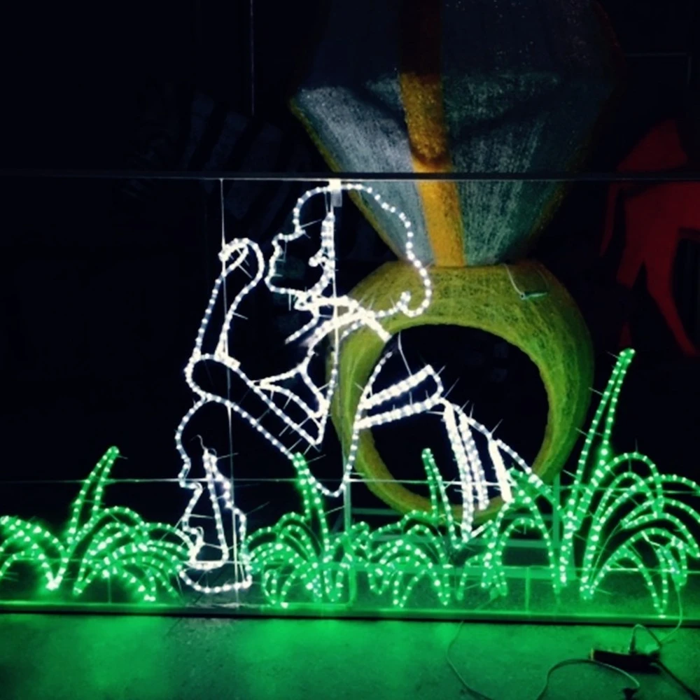 Factory Wholesale Valentine's Day Decoration Holiday Wedding Light Emitting Diode Pattern Lights