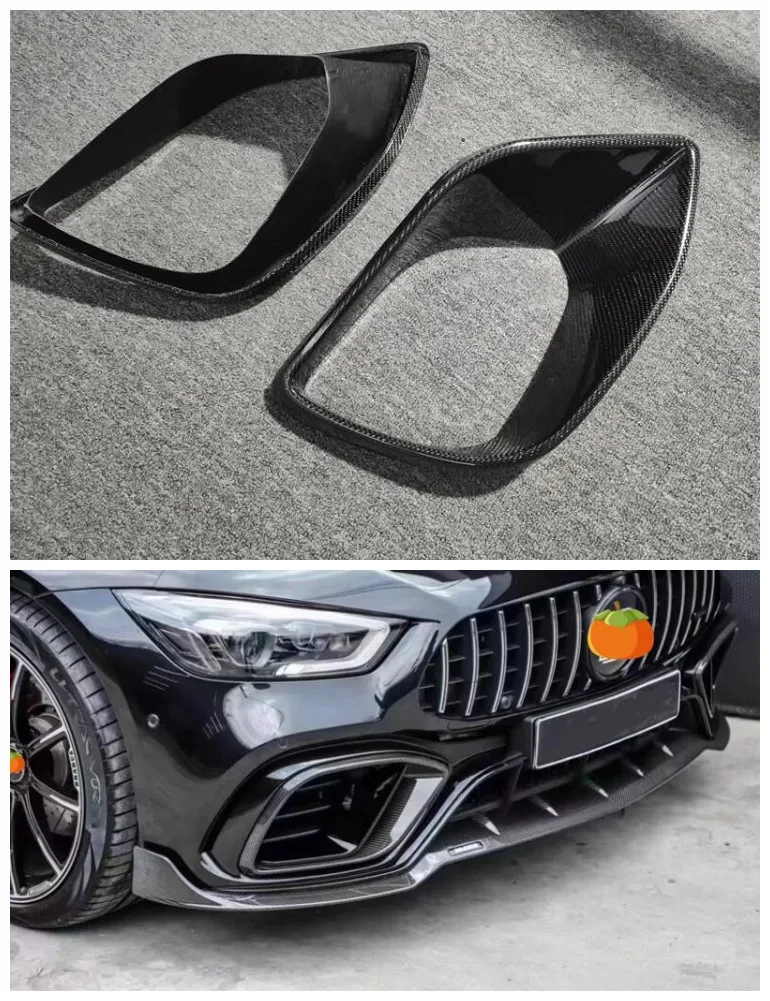 For Mercedes Benz GT63 2015-2022 Real Carbon Fiber Tuyere Spoiler Full Body Kit Auto Modification Parts