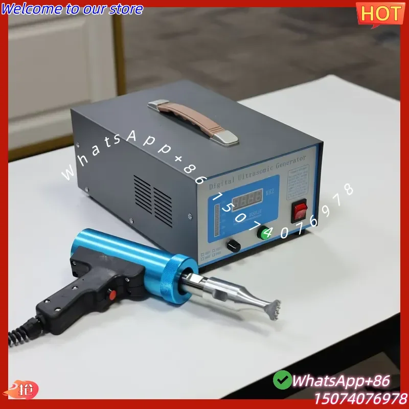 2026 KH-28KHZ Ultrasonic Spot Welder Manual Trigger Control 28Khz Vibration Welding PP ABS PVC Welder