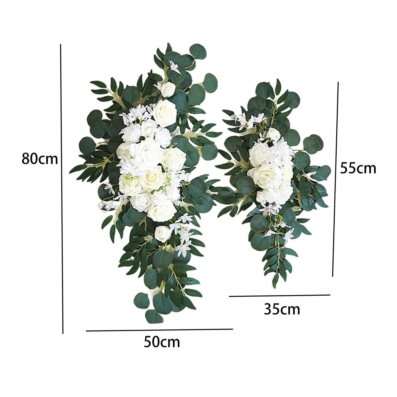 Fleurs artificielles pour arche de mariage, composition florale, guirlande pour toile de fond de réception, cérémonie, fête, chambre à coucher