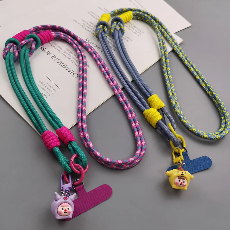 Cordón 3 en 1 de 120 cm para colgar el teléfono móvil, correa para el cuello, correa para la muñeca, cordón extraíble para teléfono, cordón para colgar vasos de agua