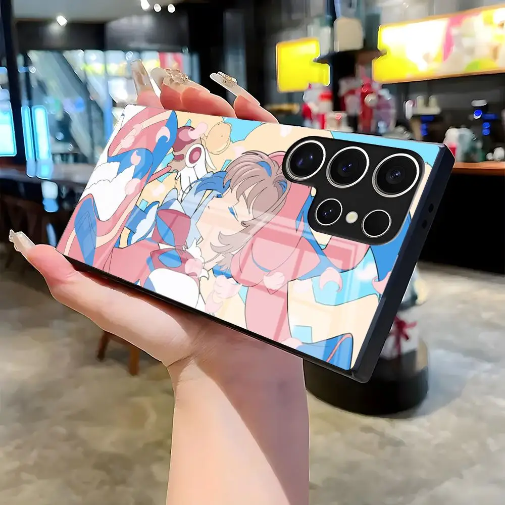 Anime C-Cardcaptor Sakura Phone Case For Samsung S26 S25 Edge S24 S23 S22 Ultra Plus Fe A57 A37 A17 A27 5G Glass Cover