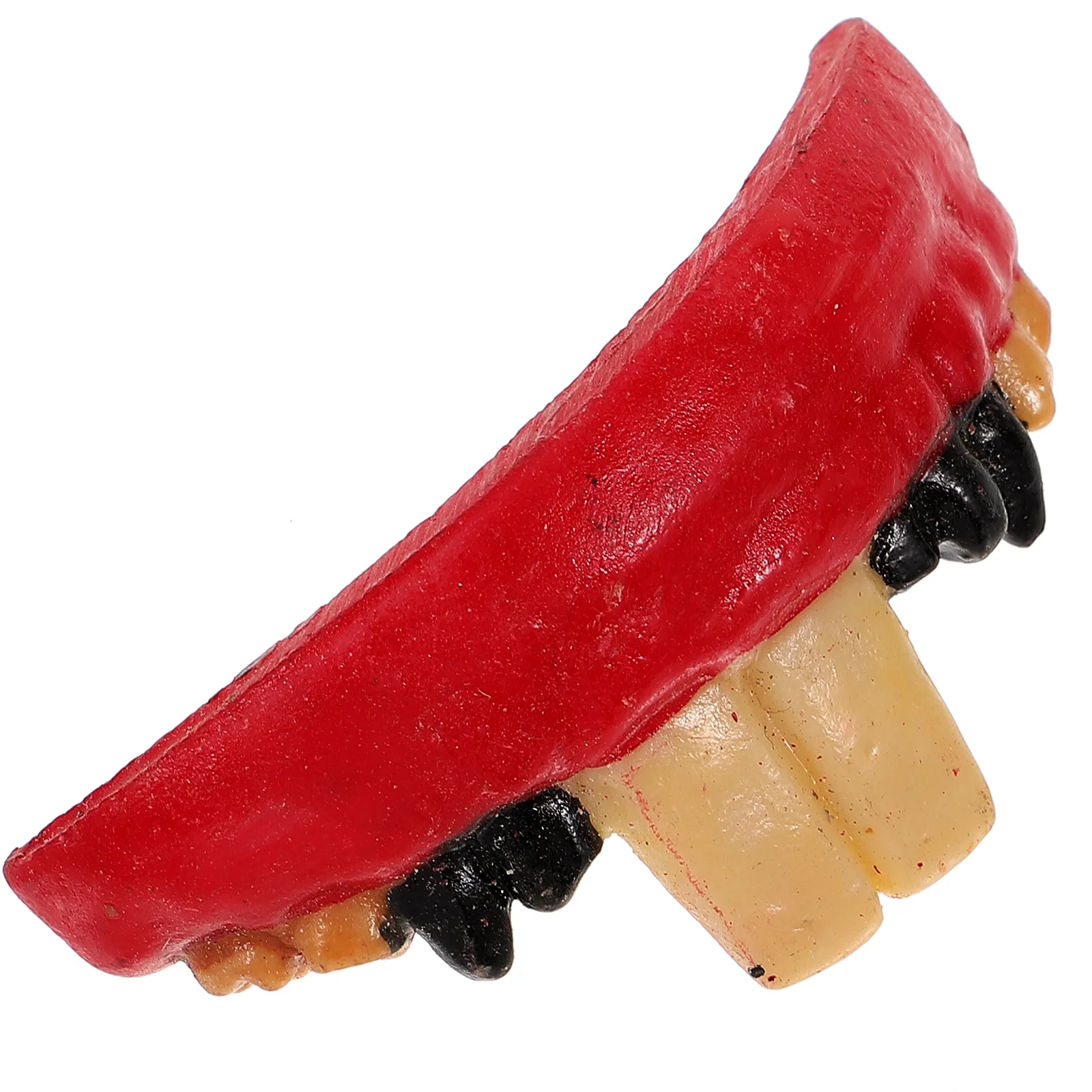 False Teeth Halloween Dentures Decorative Props Fake Braces for Kids Toothbrush