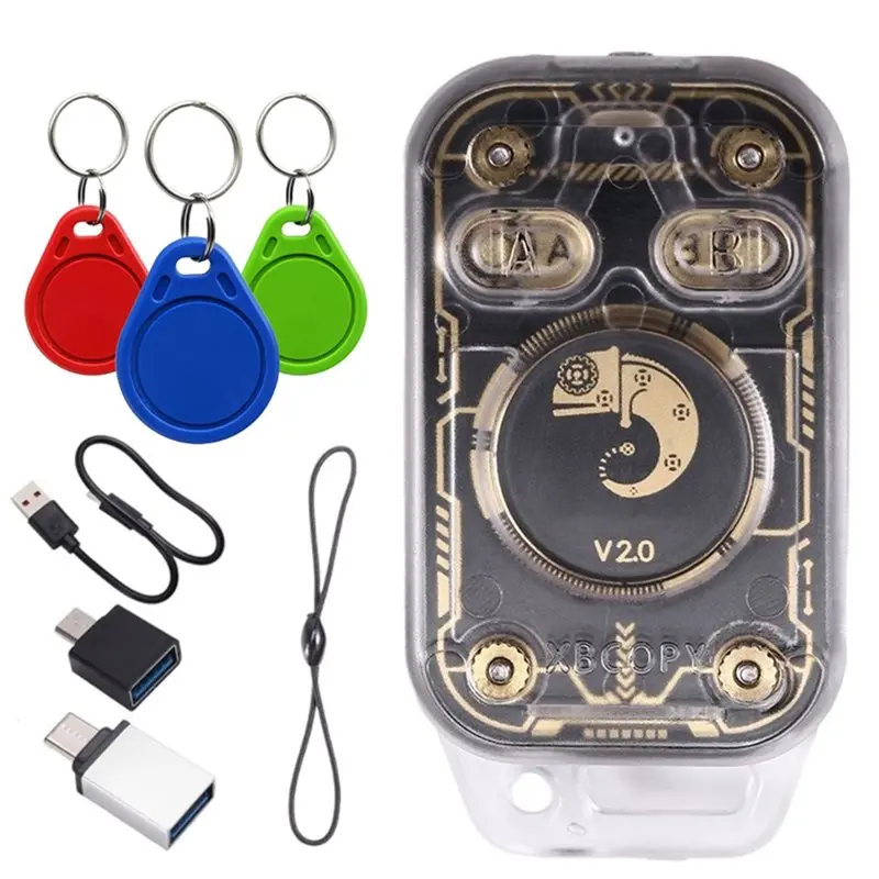 Chameleon V2.0 RFID Smart Chip Reader Emulator+3XUID Keychain Duplicator 125K 13.56Mhz Card Decode Chameleon Ultra-Y41A