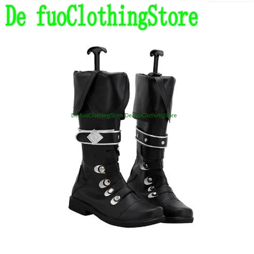 

Genshin Impact Diluc Ragnvindr Сапоги Обувь для косплея Игра Аниме Карнавал Вечеринка Хэллоуин DefuoClothing Магазин обуви