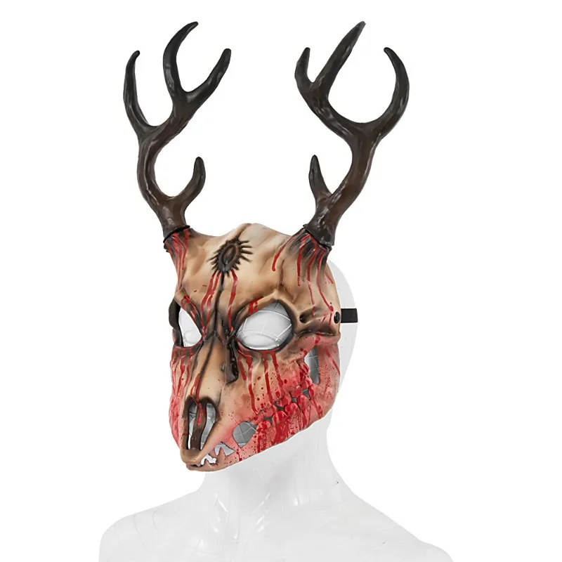 New Antler Bone Mask Removable Stranger Cosplay Halloween Accessory