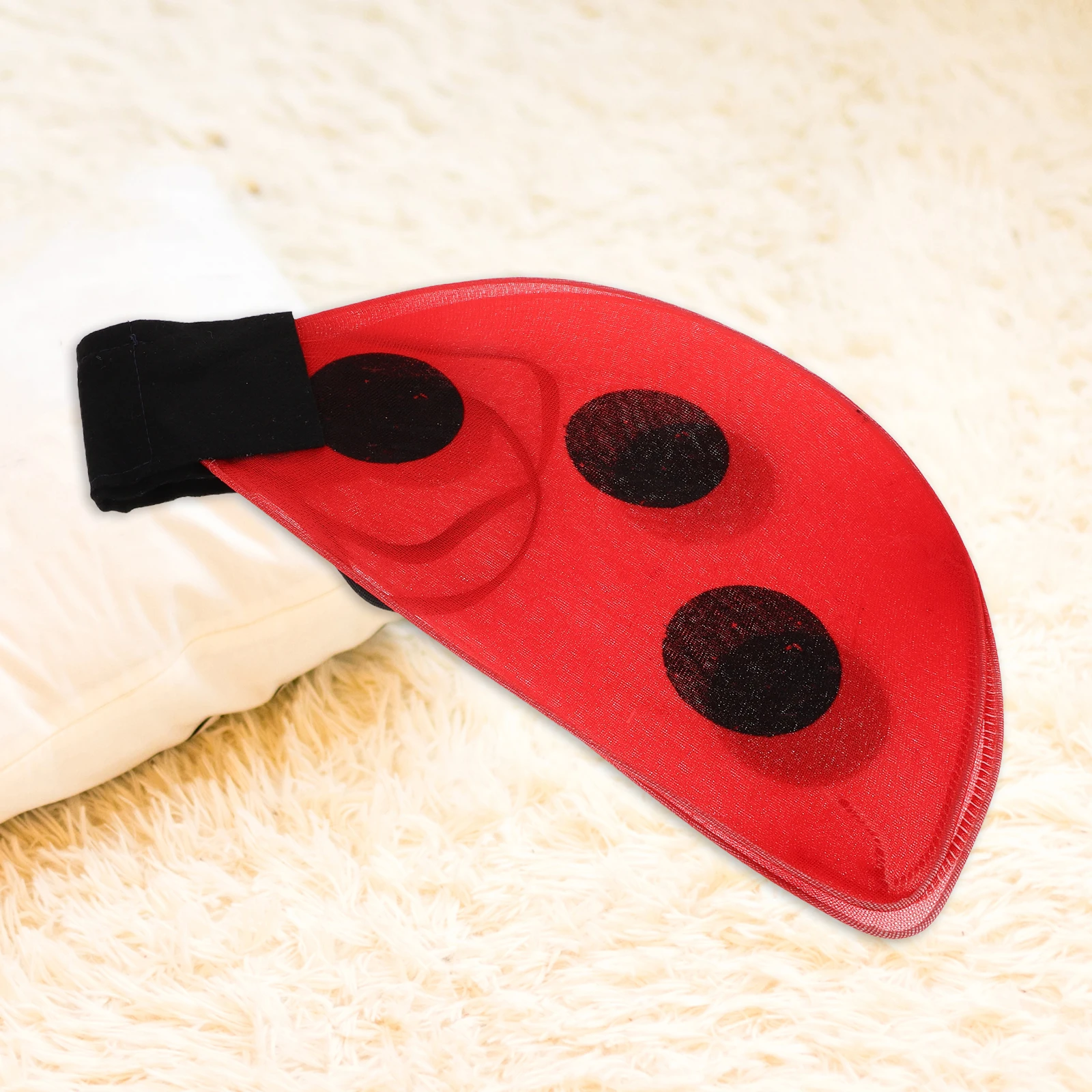 

1pcs Ladybug Wings For Kids Red Dress Up Costume Accessories Party Halloween Wedding Play Wearable Mesh Animal Wings Lightweight