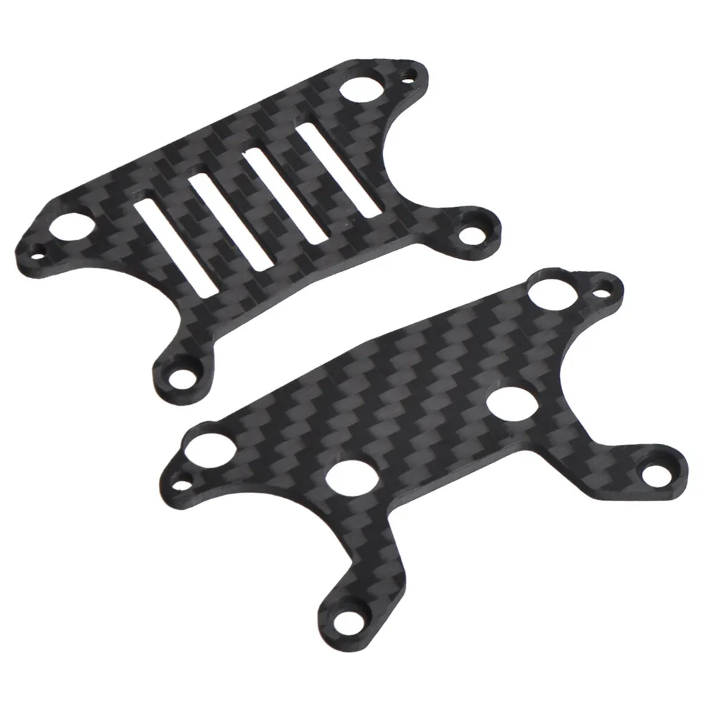 RC Carbon Front Rear Shocks Tower Suitable for Tamiya GF02 Squash Van 1/10 4WD Off-Road Car