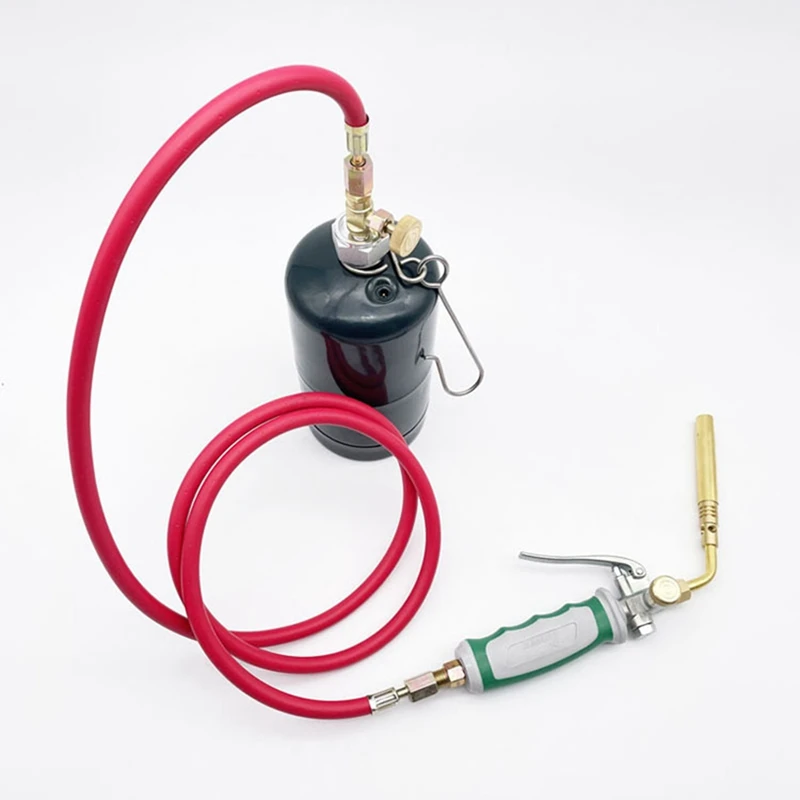 Professional Dual Switch Torch Brazing Torch Of Propane Gas 1.6M Hose Ignition Gas Flame Soldering Tool For BBQ Heating