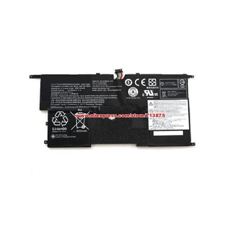 Imagem -02 - Bateria Genuína para Lenovo Thinkpad Carbono x1 I74600 20bta01ucd Gen3 Gen2 20a7 20a8 45n1700 45n1702 00hw003 00hw002 Sb10f46440