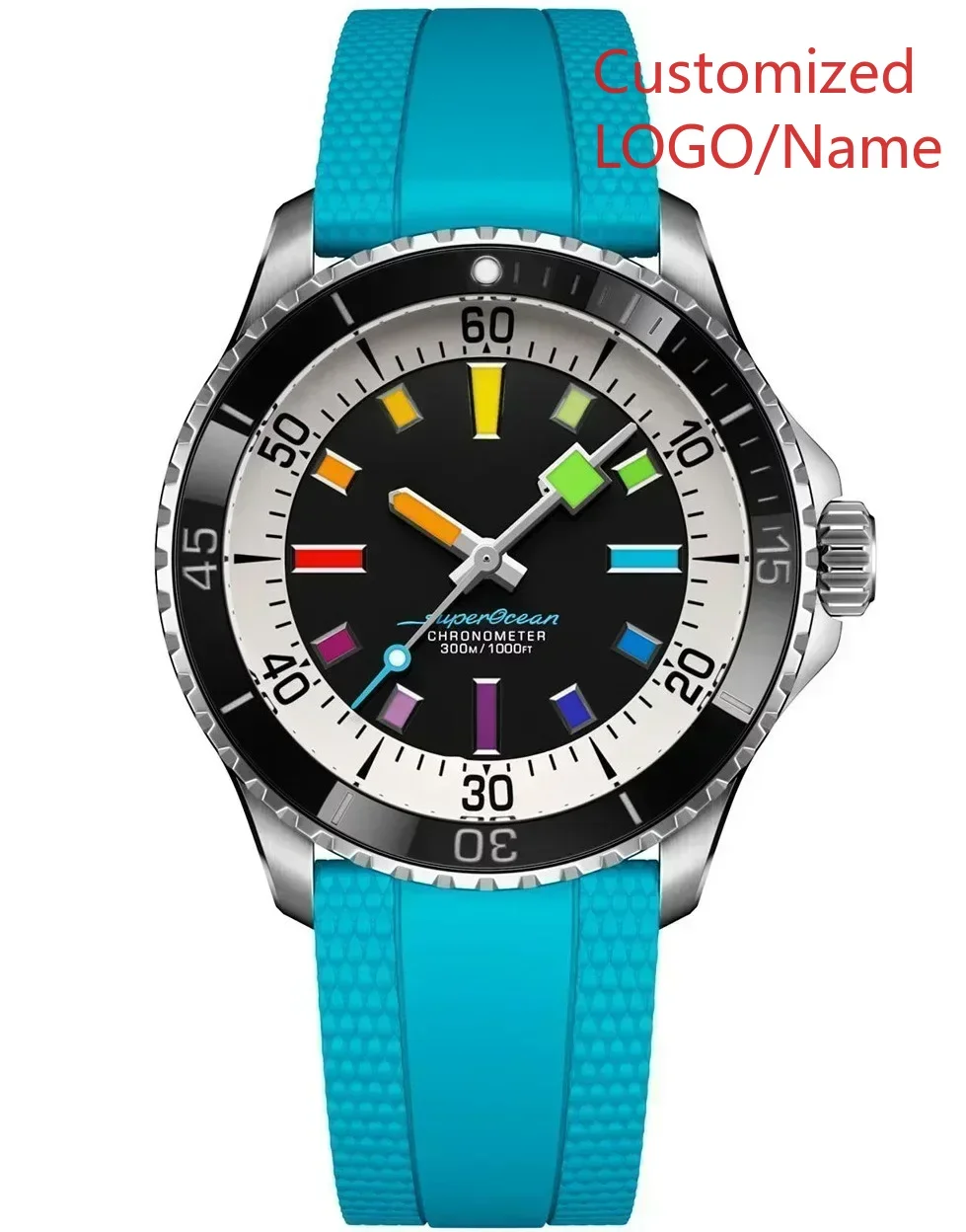 A1212 Store  44 mm Men's Automatic Mechanical Watch, 904L, Full-Featured Customized Watches view 4