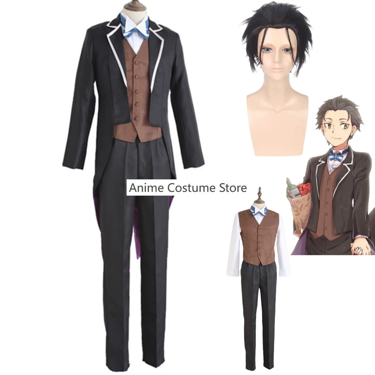 Костюм для косплея Subaru с рисунком из аниме «Re:Life in A другой мир»