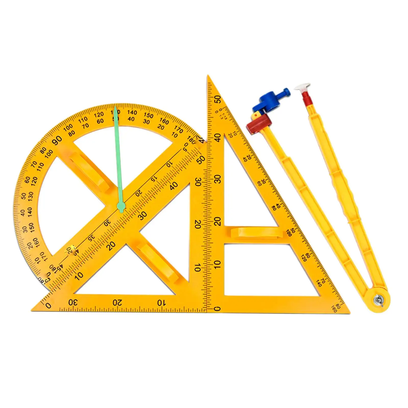 4x-math-geometry-rulers-stationery-protractor-for-classroom-office-teachers