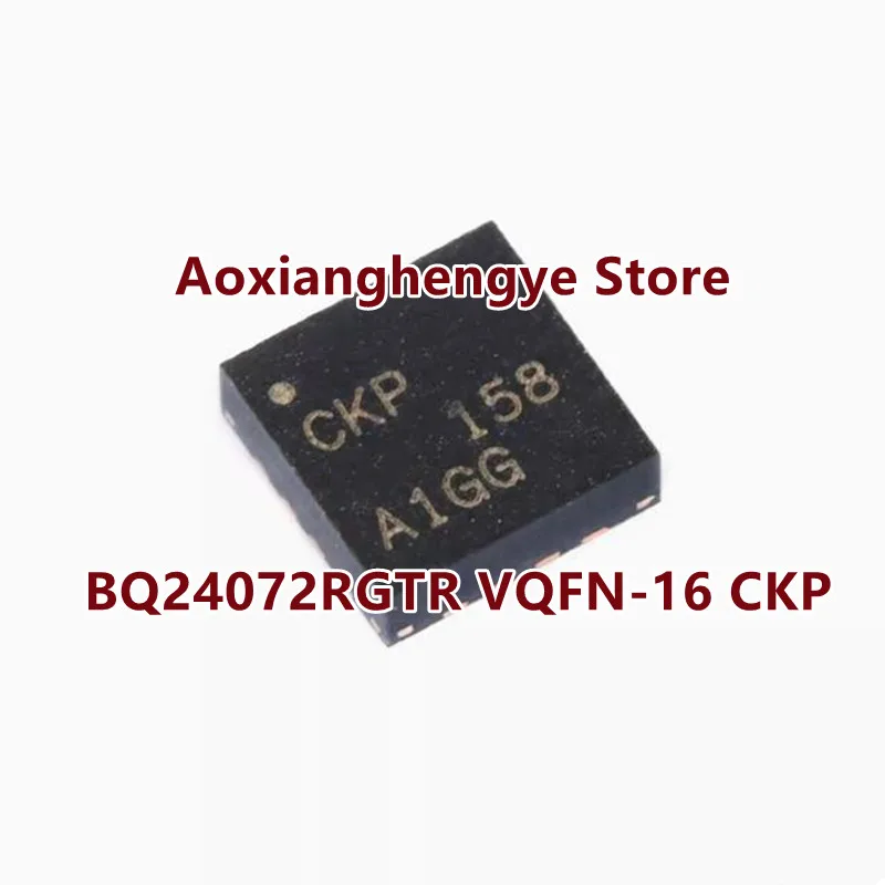 5PCS BQ24072RGTR VQFN-16（Marking：CKP）1.5A USB-FRIENDLY Li-Ion BATTERY CHARGER AND POWER-PATH MANAGEMENT IC