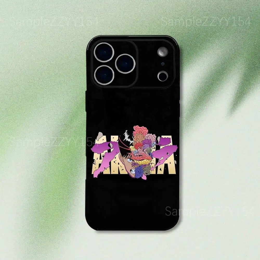 Custodia per telefono Anime AKIRA Red Cool per iPhone 17,16,15,14,13,12,Pro,Max,Plus,E,SE4,Air,Mini Funda morbida nera
