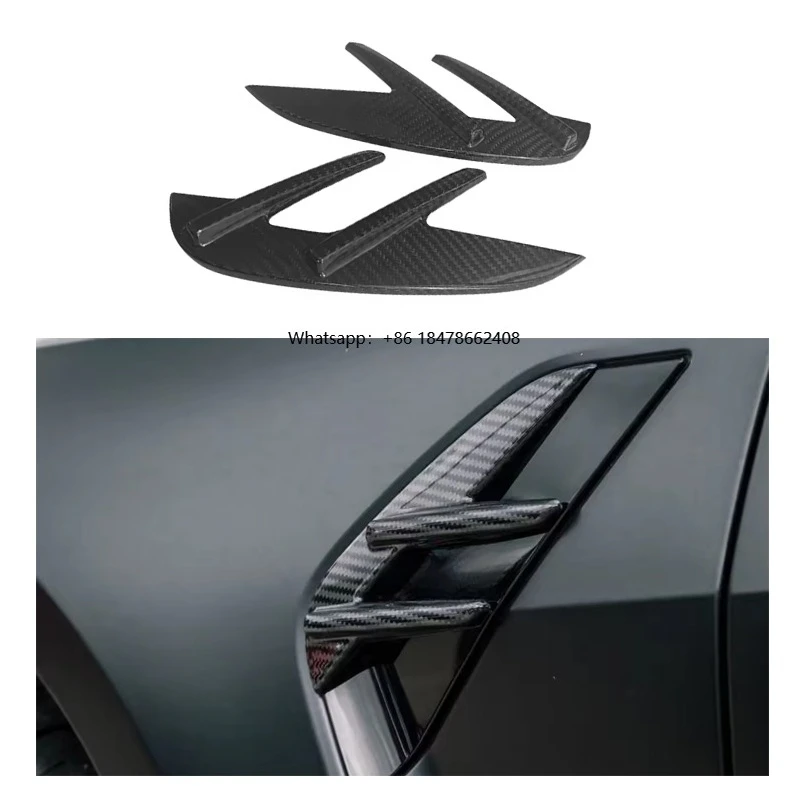 

OEM Dry Carbon Fiber Front Fenders Trims for G82 G83 M4 2021+ 2pcs Front Fender Trim