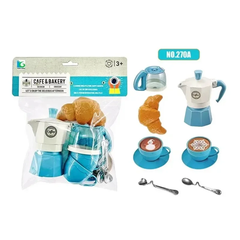 Afternoon Tea Set Speelgoed Fantasiespel Voedsel Leren Rollenspel Vroeg educatief speelgoed voor peuters Meisjes Jongens Kindergeschenken