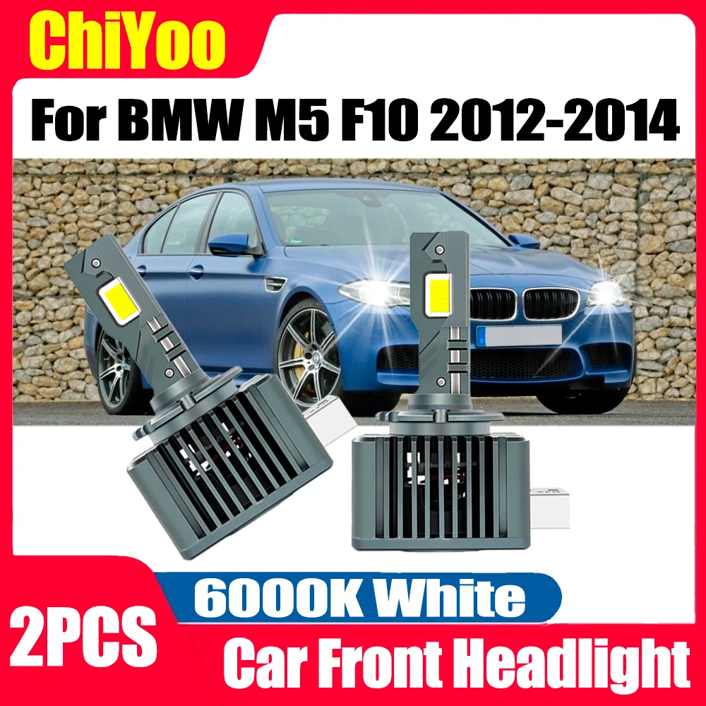 

2PCS 6000K White 30000LM Canbus No error 120W Front Lamps HID Xenon Headlamp Bulbs High Power 12V For BMW M5 F10 2012 2013 2014