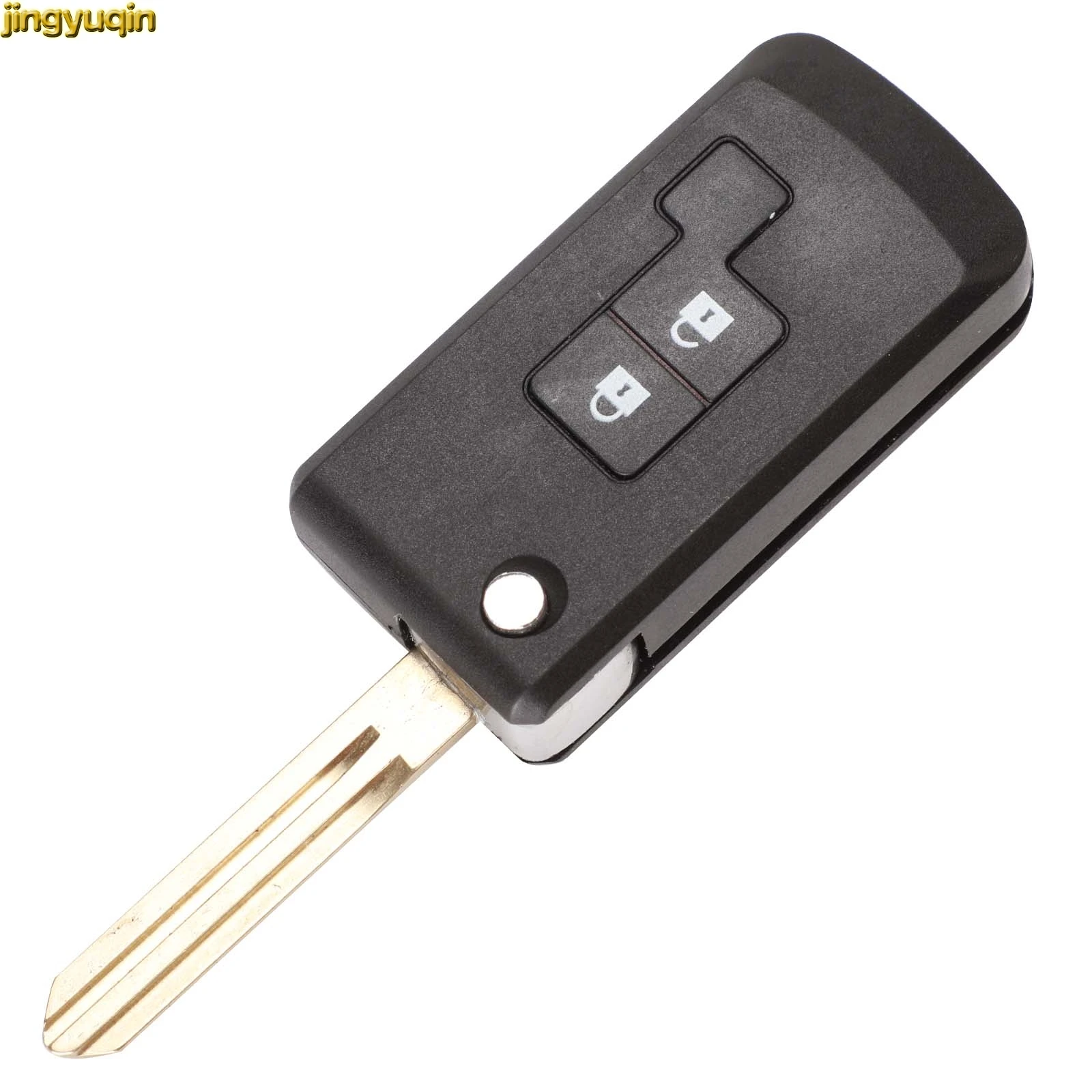 Jingyuqin Remote Car Key Shell For Nissan Qashqai Navara Micra NV200 Patrol Y61 Micra 350Z Pathfinder Modfieid Case Fob 2/3 BTNS