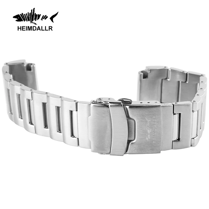 Heimdallr Monster Watch Band Solid 20mm Width Stainless Steel Watch Bracelet Suitable For Monster Diver Watch