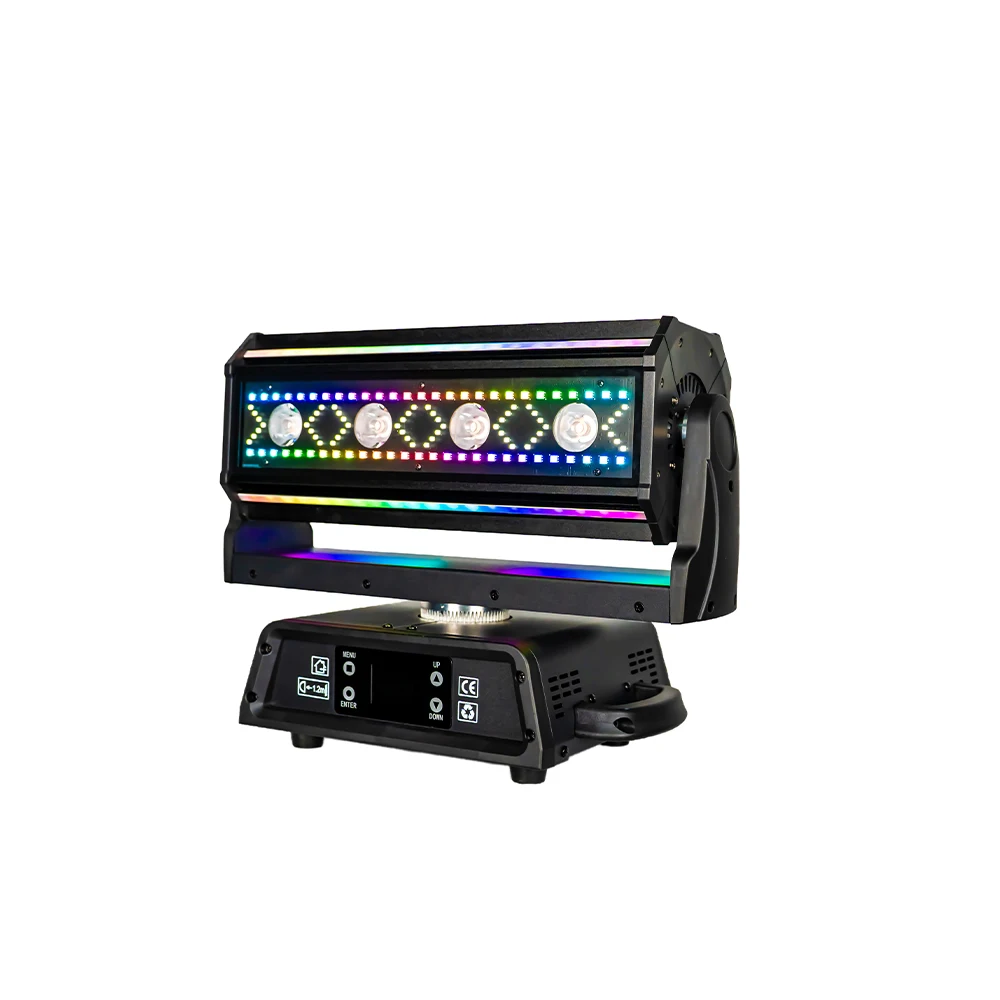 Multi Effect 800W Moving Head Stage Light Rotate Beam Strobe Vintage RGB Wash Effect DMX Sound Activated Stage Party Light