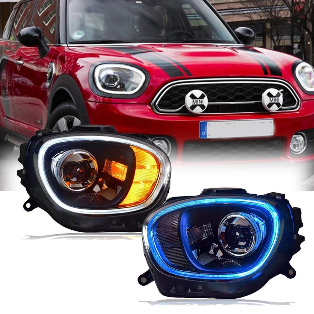 

Car Accessories Led Headlight For BMW Mini Cooper Countryman F60 2017-2022 Front DRL Turn Signal Lights