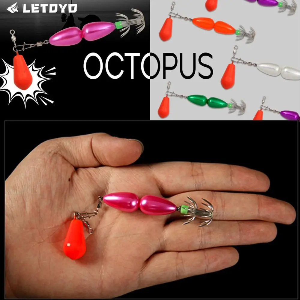 

2025 свинцовое грузило, приманка для осьминога, джиг-крючок, реалистичная приманка для креветок, 90 мм, 27 г, имитация приманки для осьминога