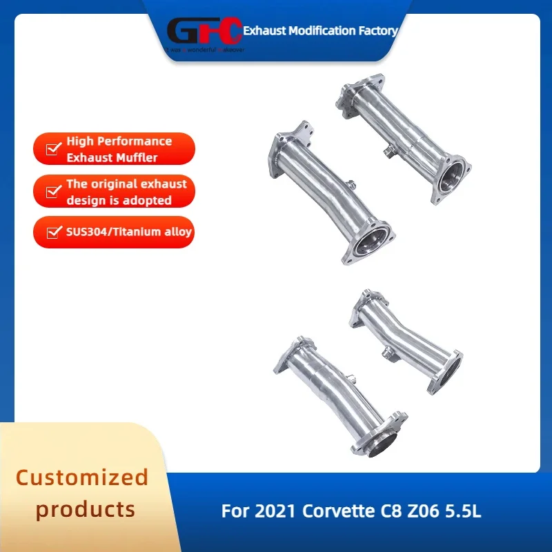 

GFC 304 Stainless Steel Catback High-Performance Electronic Valve Exhaust System for 2021 Corvette C8 Z06 5.5L