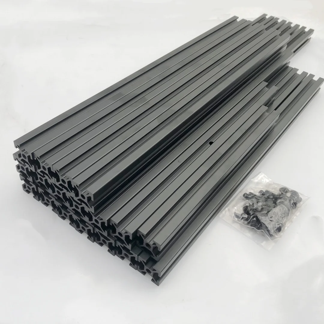 misumi HFSB5-2020  Black Anodized SimpleCore Redux Frame NET weight2.7kgs