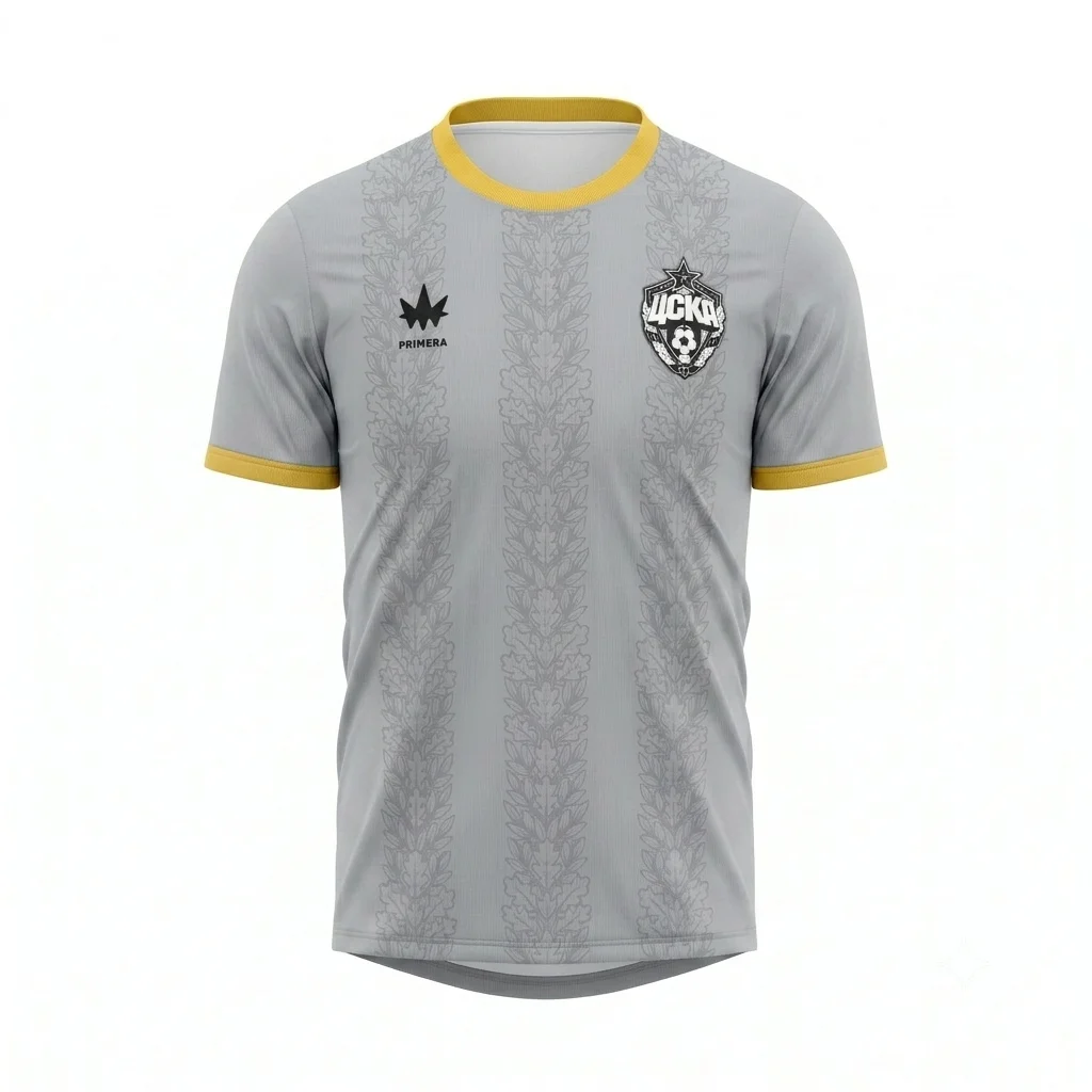 Herren-Fußballtrikot mit Rundhalsausschnitt, PFK CSKA Moskau, Heimtrikot, Kurzarm-Jersey, Sportbekleidung 2026/27 – Detail 4