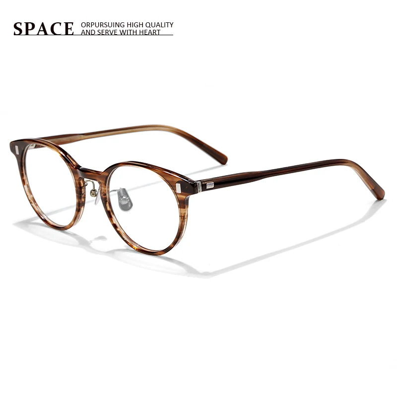 Tortoisesshell fashion frames Y7285 handmade designer men's glasses Frames Women's optical reading myopia glasses can be carved