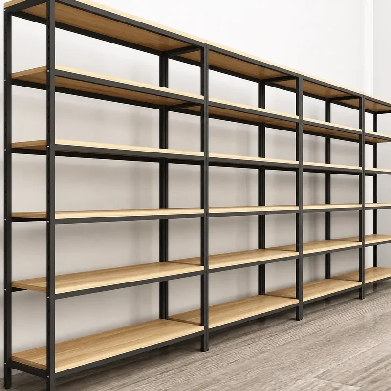 Multi Layer Shelf Display Rack for Home Supermarket Snack Storage Container Sample Stand Free Combination Modular Design