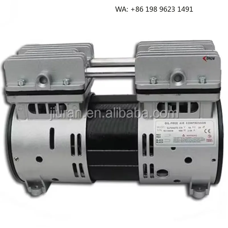 Durable 0.75HP Oilless Air Compressor Pump Oil-free Rocking Piston Suction Device for Industrial Vacuum Operation