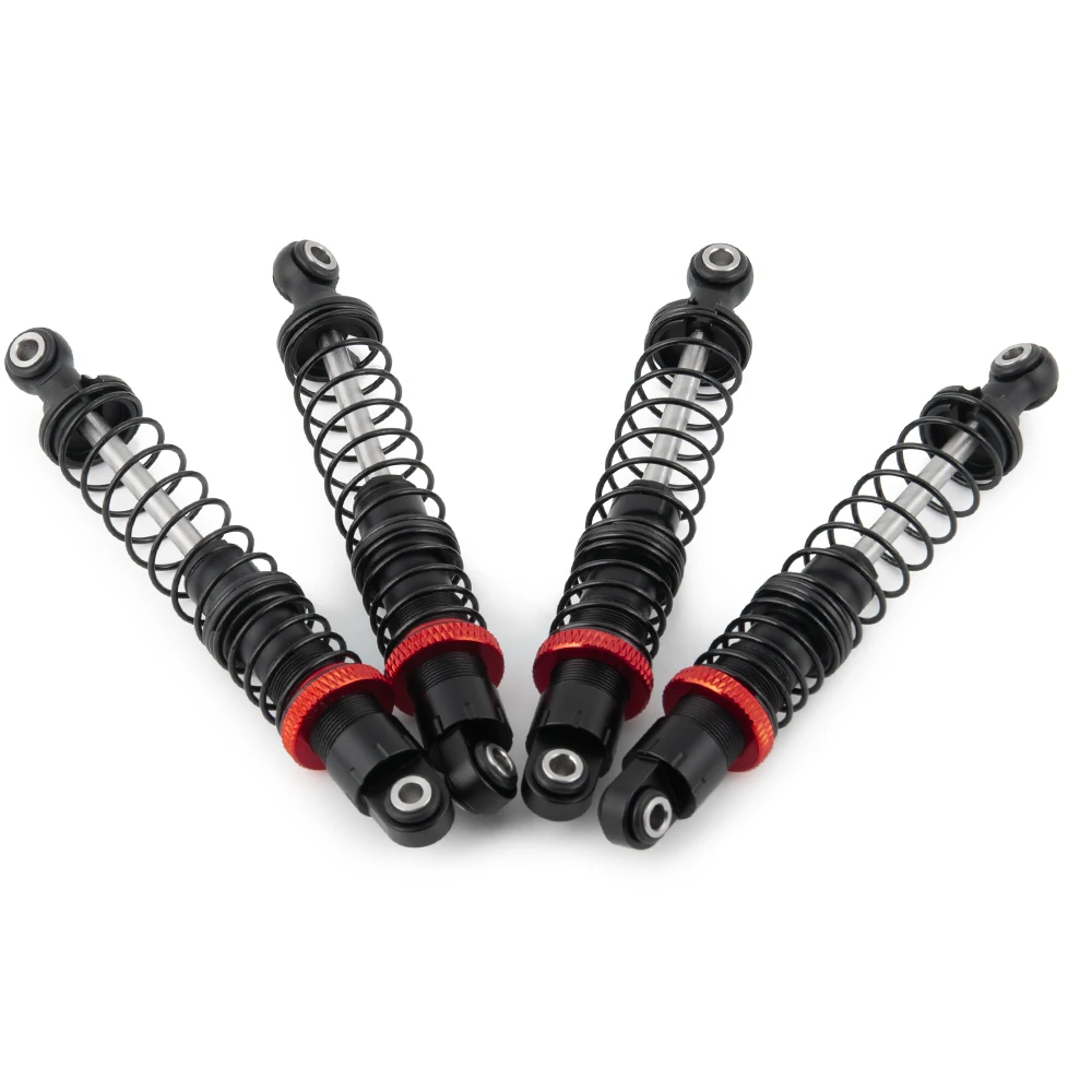 MIBIDAO 4pcs 90/100/110/120mm Metal Shock Absorber Oil Damper For 1/10 Axial SCX10 90046 TRX4 TRX6 Wraith D90 RC Crawler Car