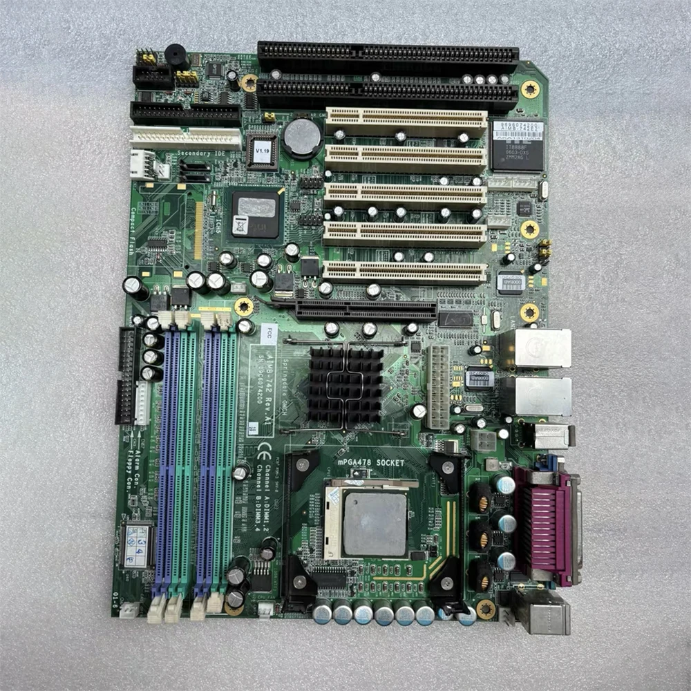 AIMB-742 REV:A1 For Advantech Control Equi-pment Motherboard AIMB-742G2