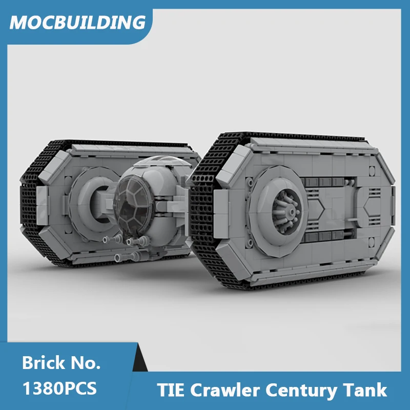 MOC Building Blocks TIE Crawler Century Tank Model DIY Assemble Bricks Collection Display Educational Xmas Toys Gifts 1380PCS