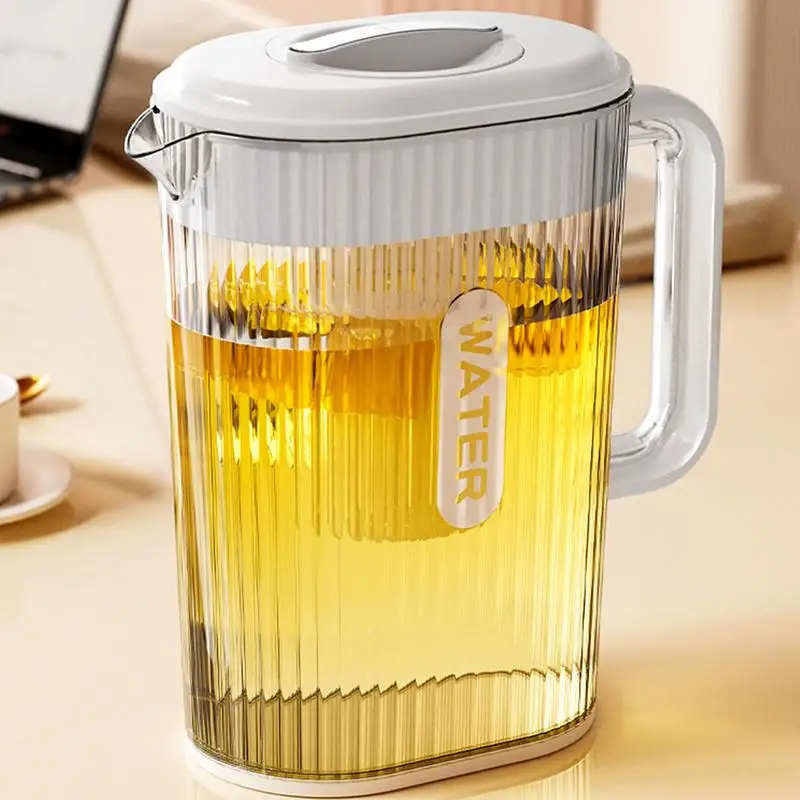 Cold Water Bucket with Faucet Refrigerator Jug Dispenser Juice Lemonade Drinks Bucket Liquid Storage Tank Drink Dispenser Fridge